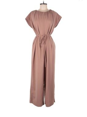 Prologue Dusty Rose Tie-Waist Wide-Leg Jumpsuit